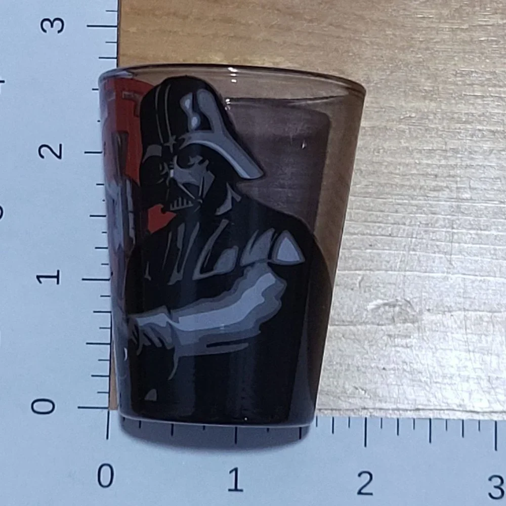 Star Wars Shot Glasses Yoda Vader Boba Fett Storm Trooper Set of 4